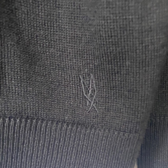 Mexx Metropolitan merino wool blend Black V-Neck Sweater size XXL - Picture 4 of 11